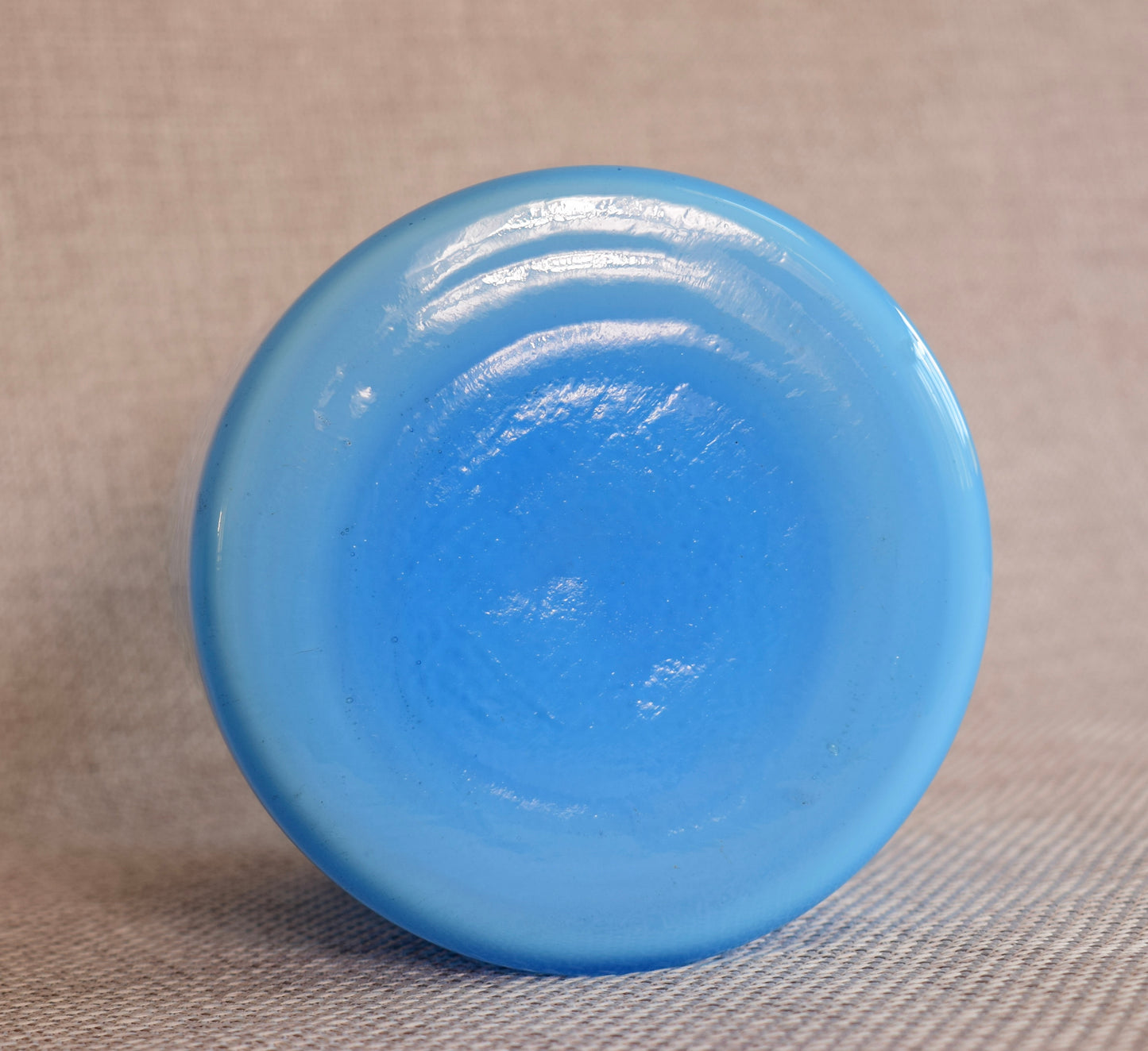 Blue Milky Glass Table Lamp