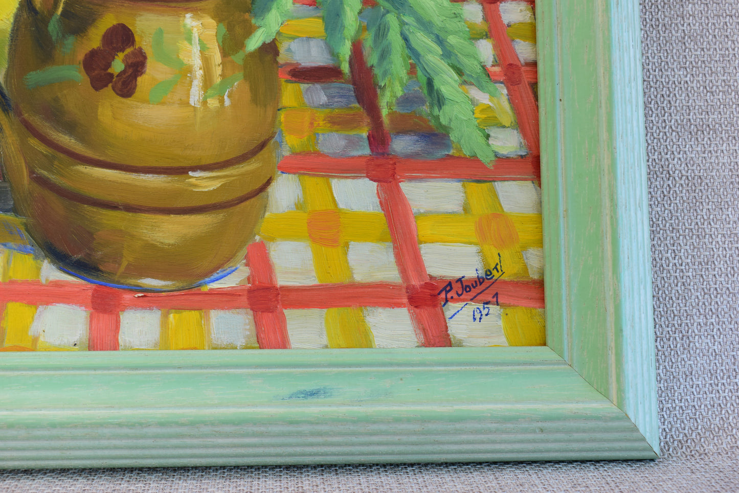 Yellow Still Life Painting