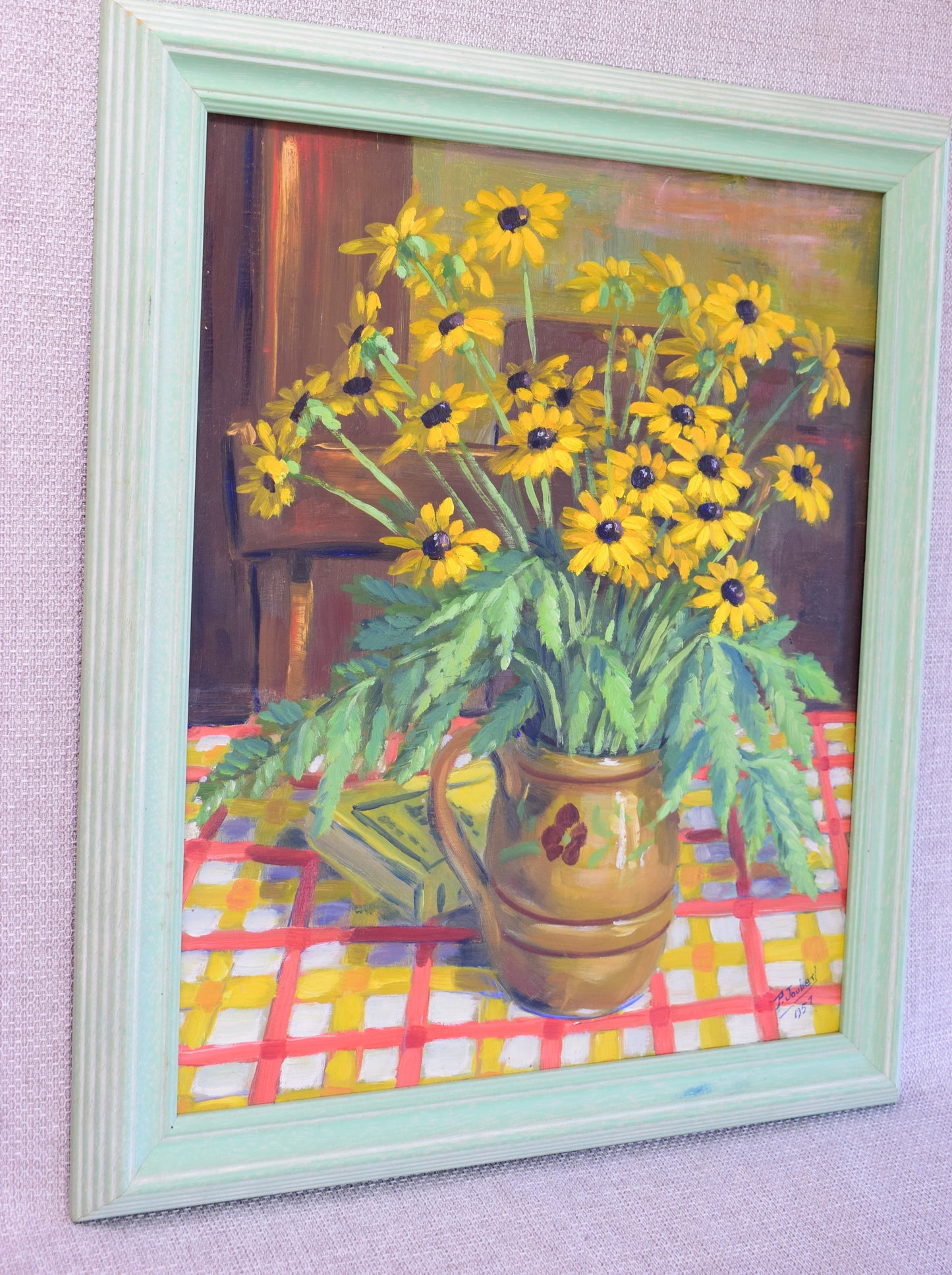 Yellow Still Life Painting