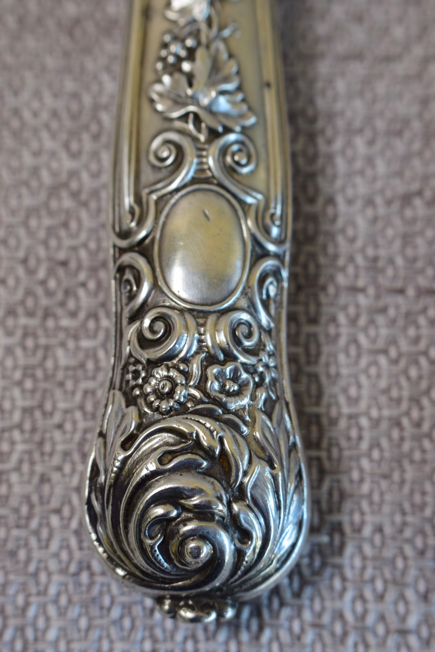 RARE 2pc Silver Carving Set by GILLOT