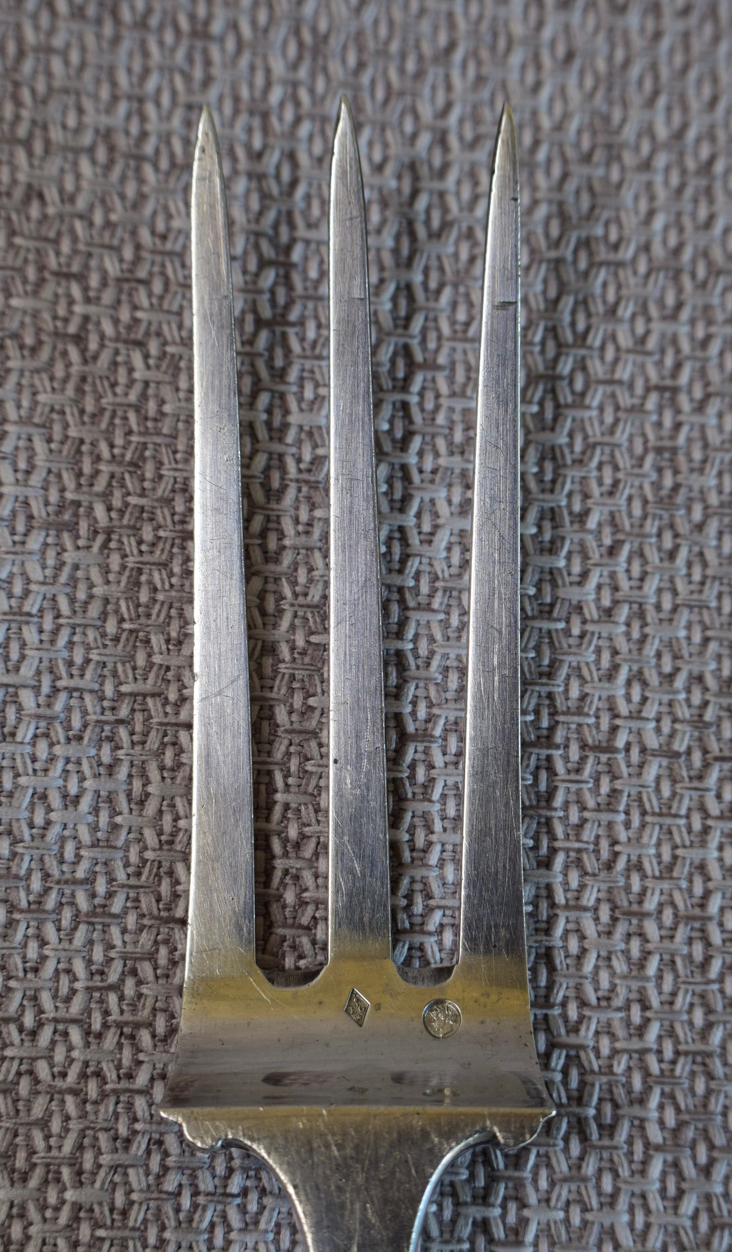 RARE 2pc Silver Carving Set by GILLOT