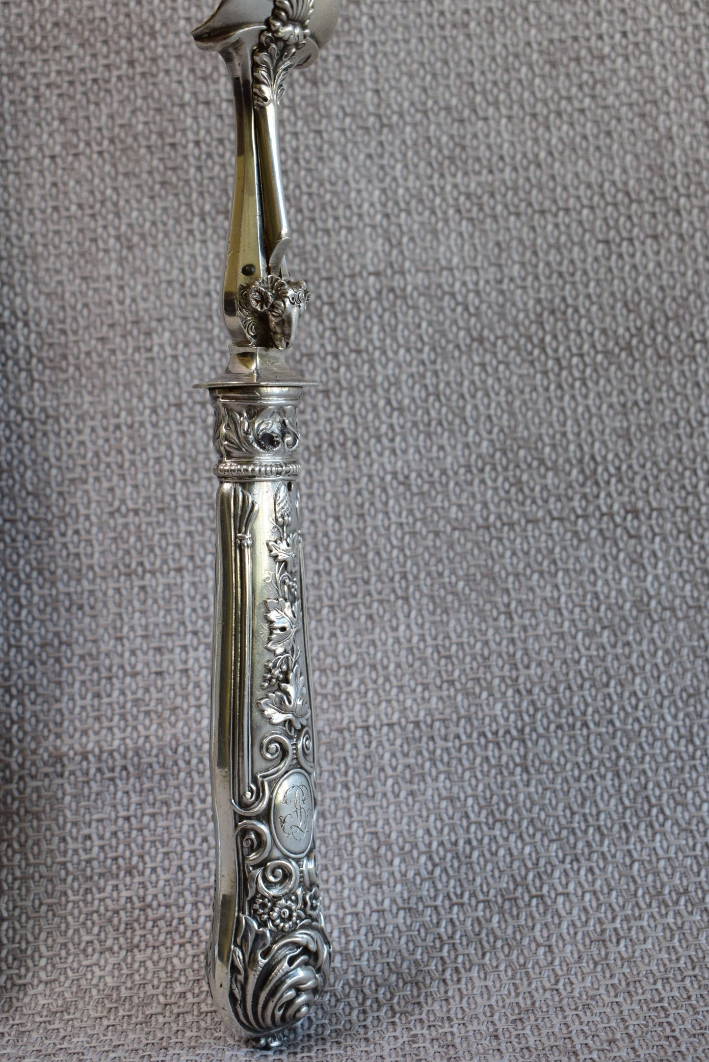RARE 2pc Silver Carving Set by GILLOT