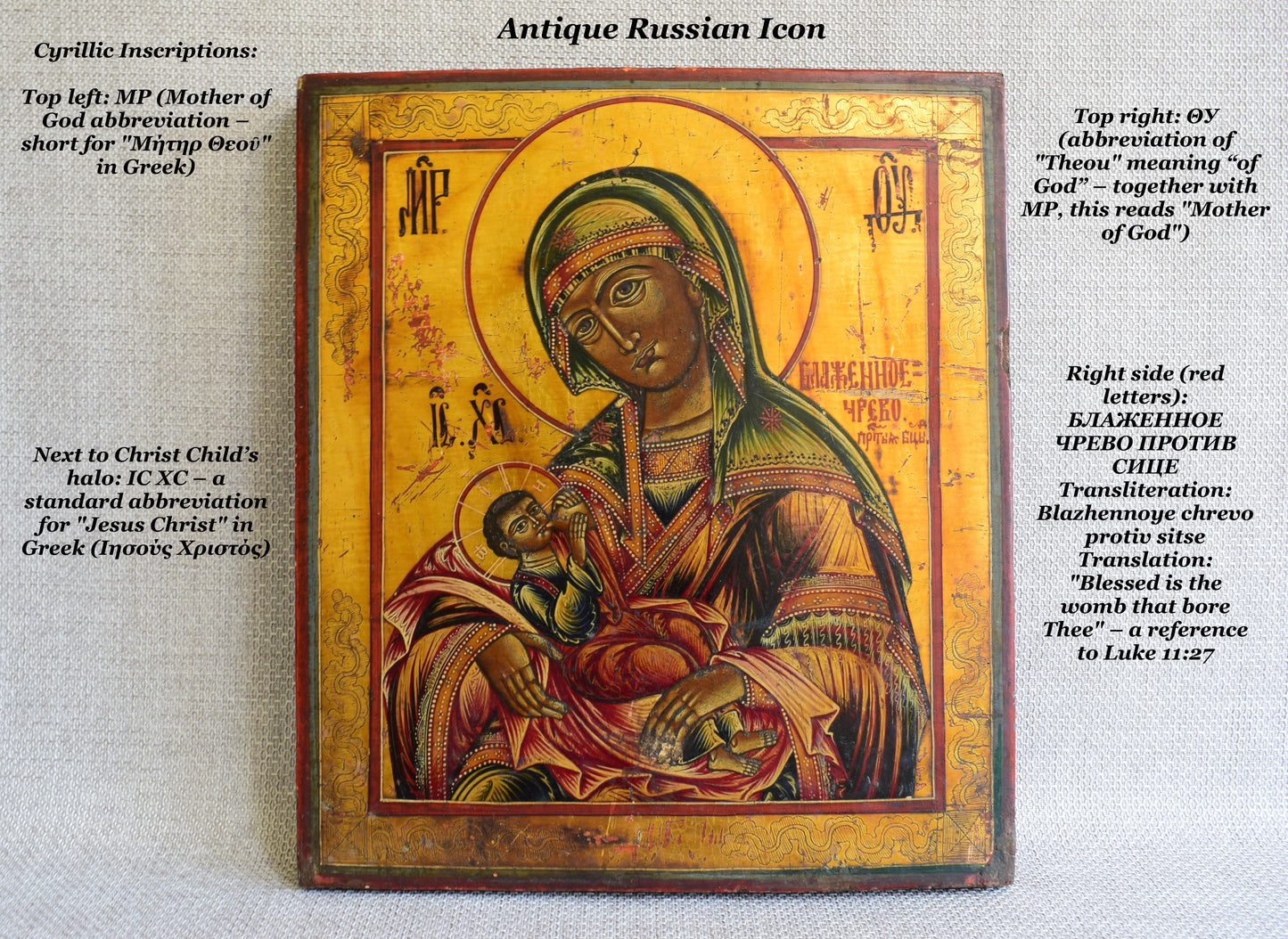 19th-Century Russian Orthodox Icon