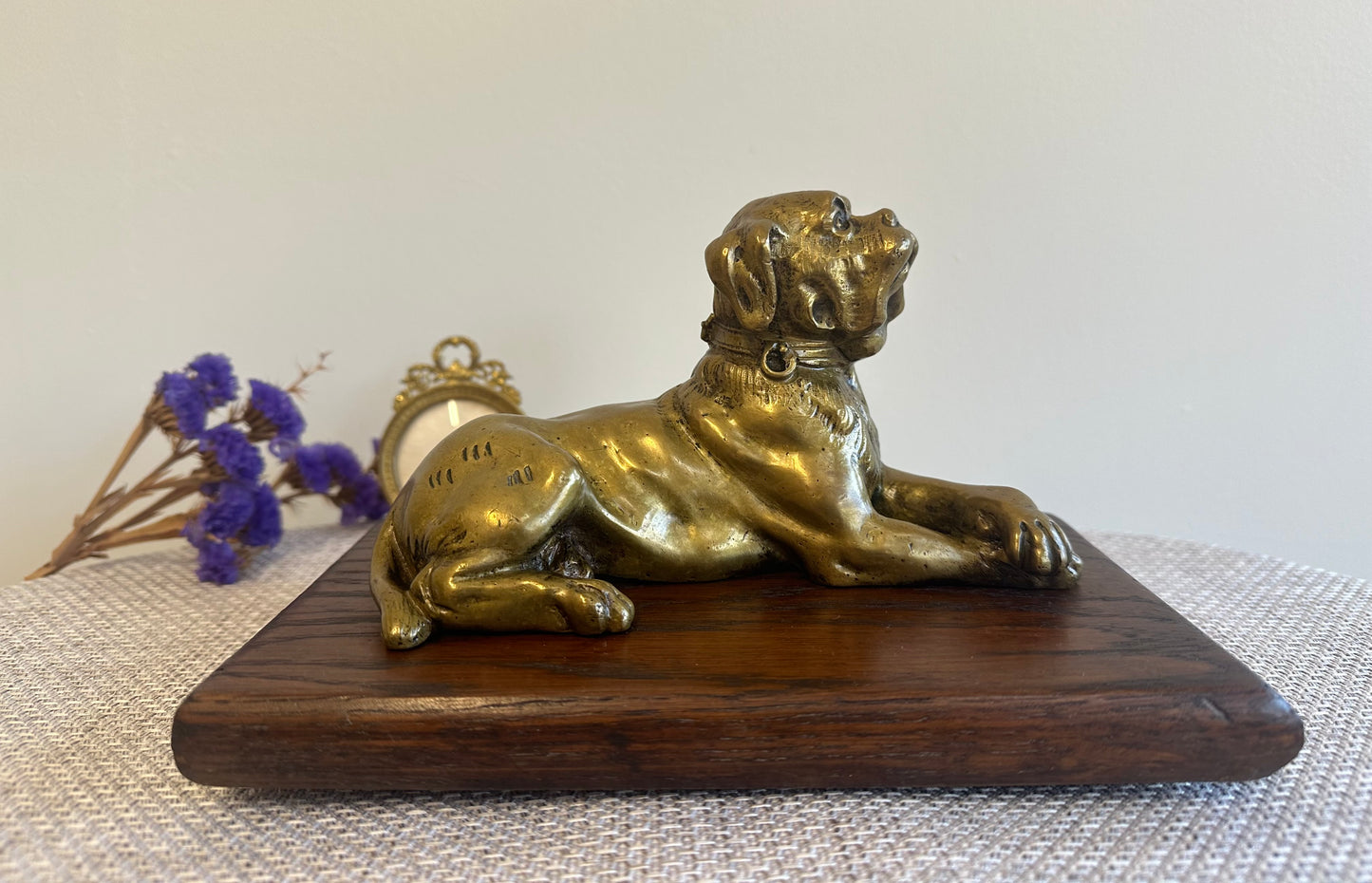 Bronze Dog Statue