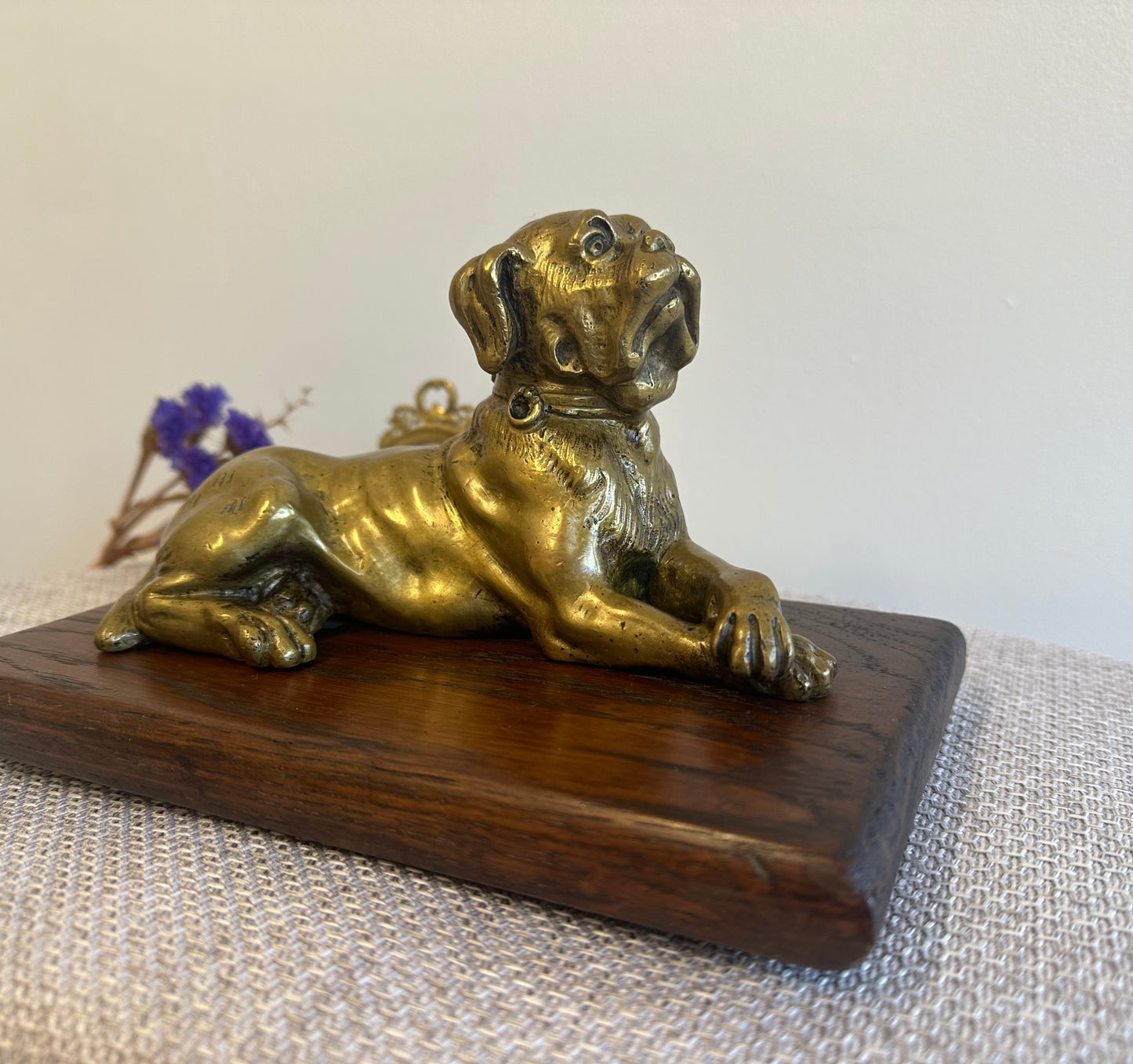 Bronze Dog Statue