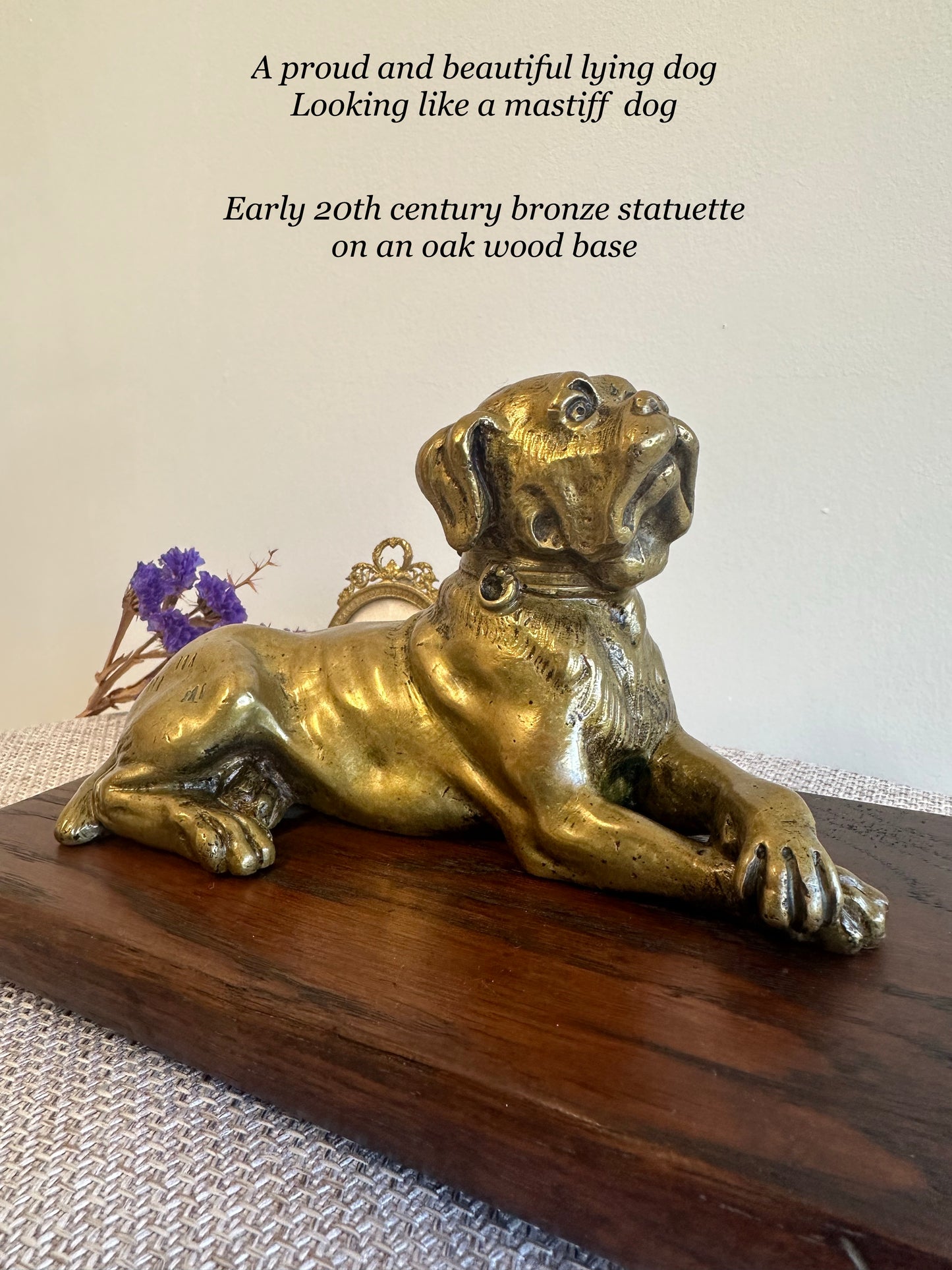 Bronze Dog Statue