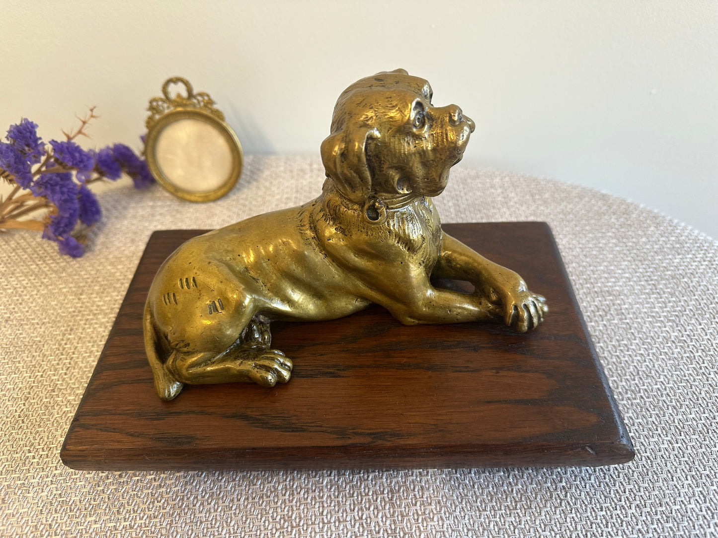 Bronze Dog Statue