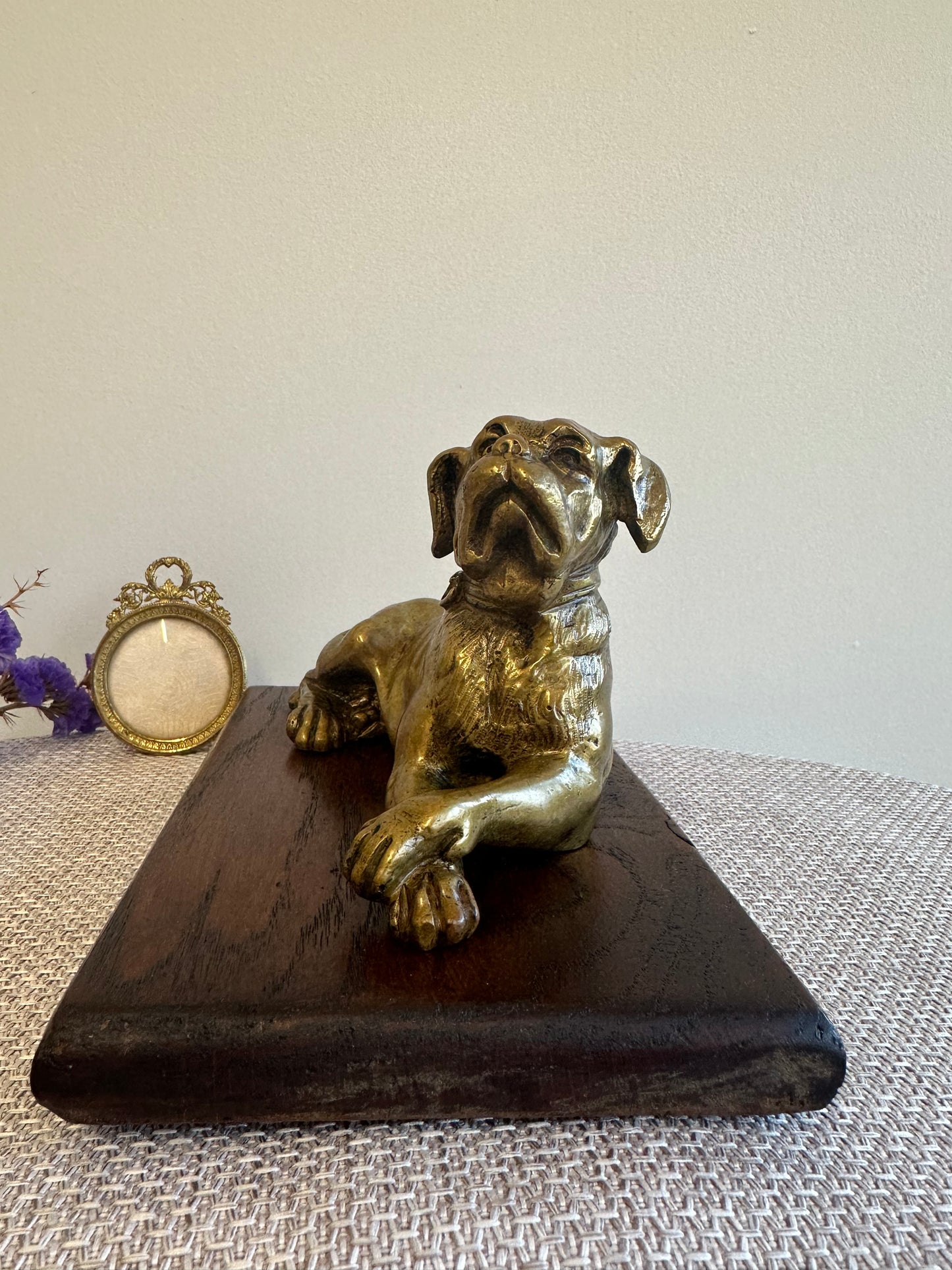 Bronze Dog Statue