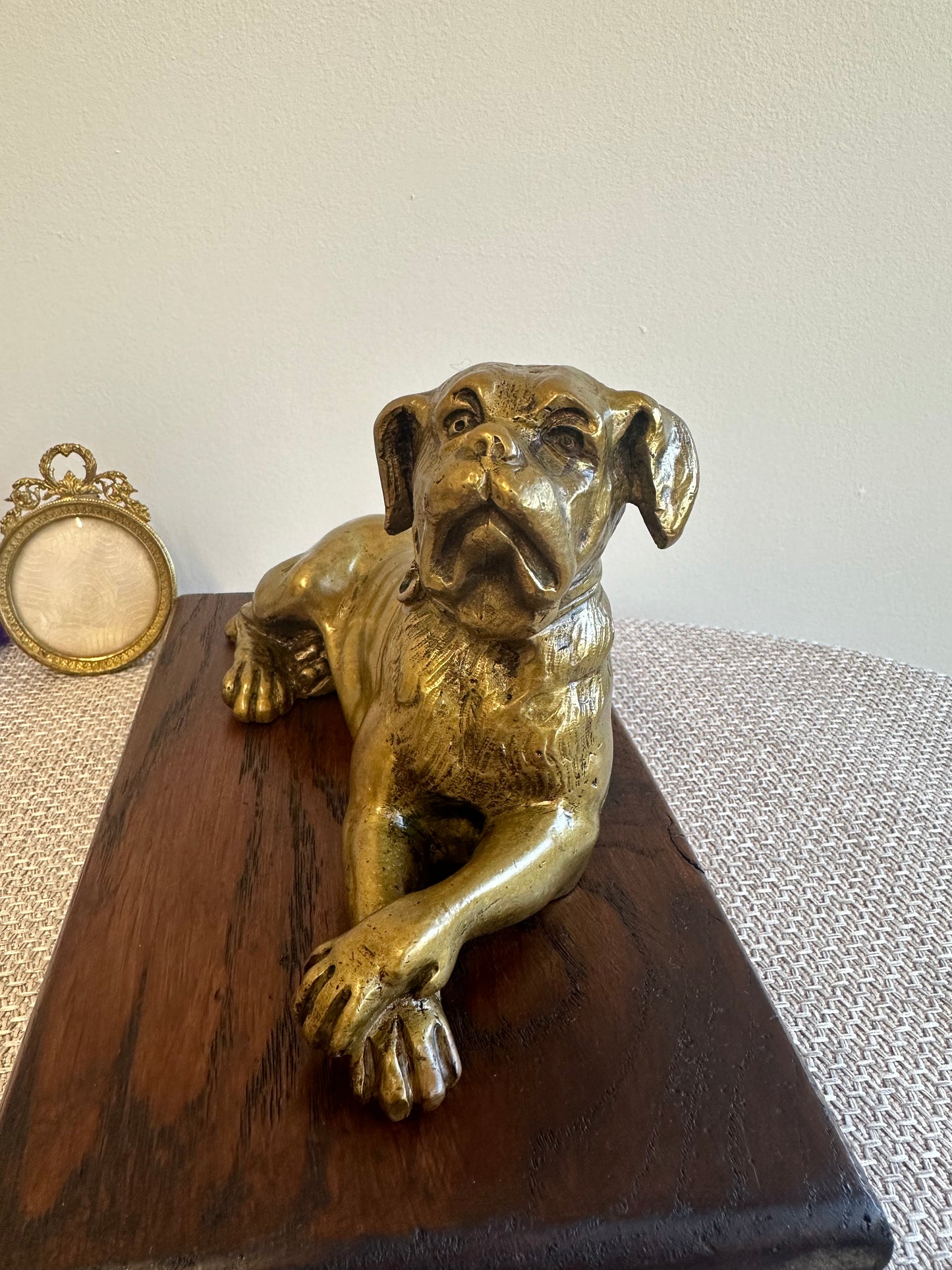 Bronze Dog Statue