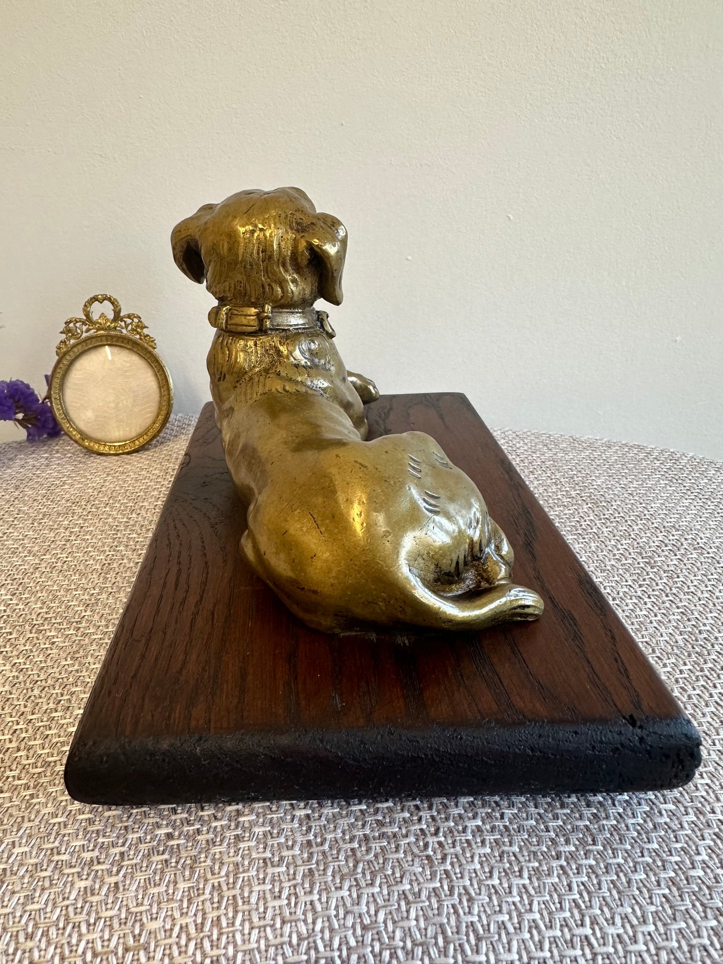 Bronze Dog Statue