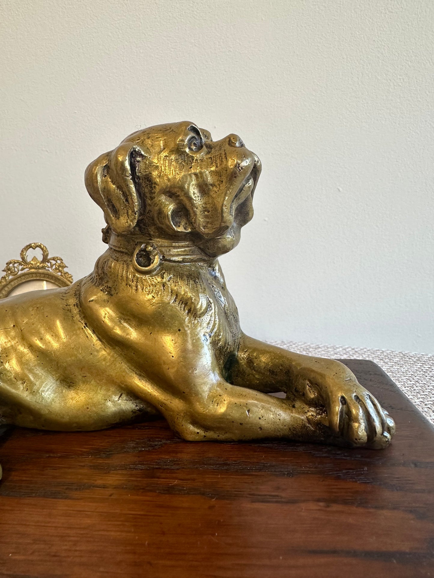 Bronze Dog Statue