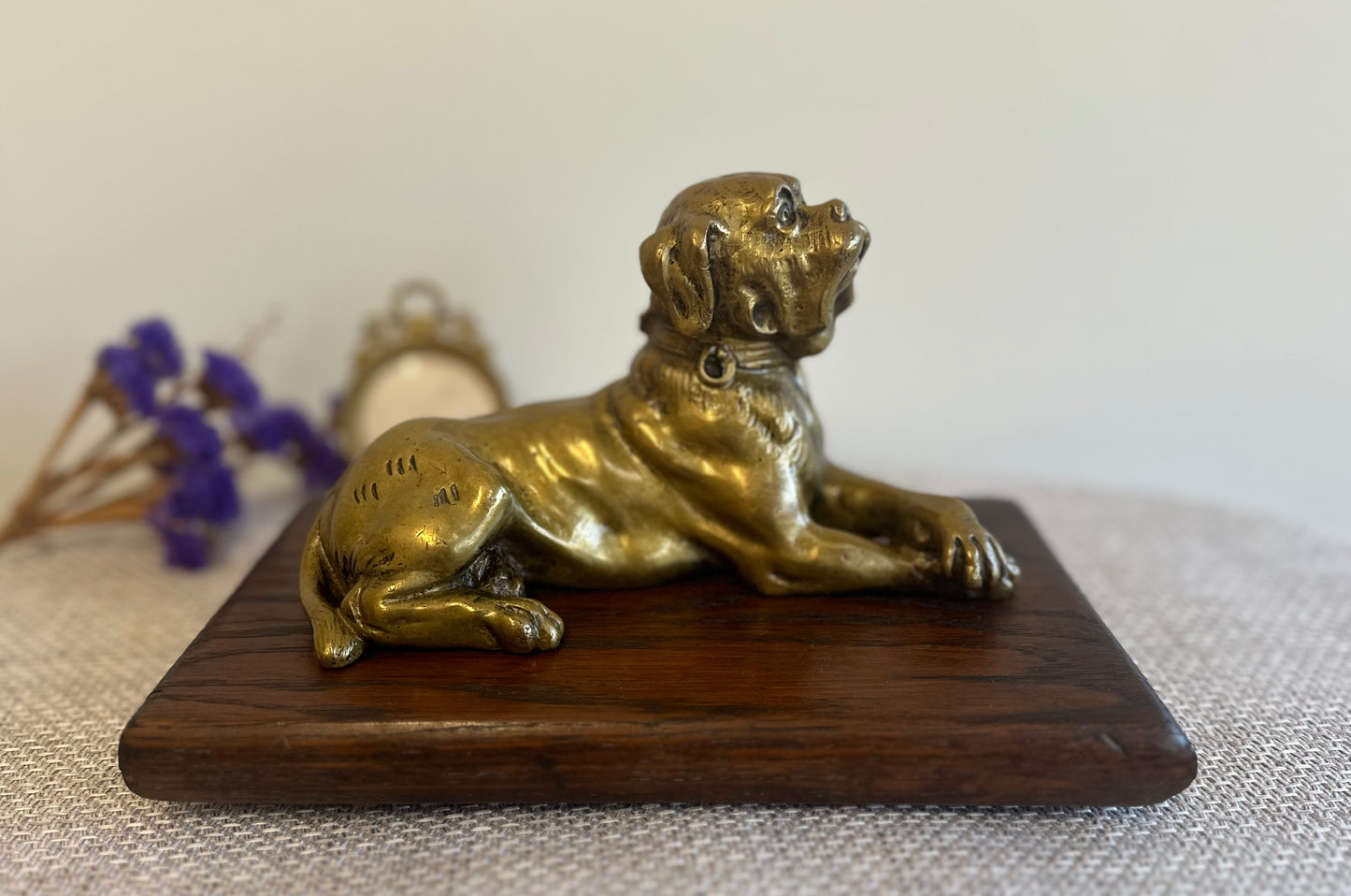Bronze Dog Statue