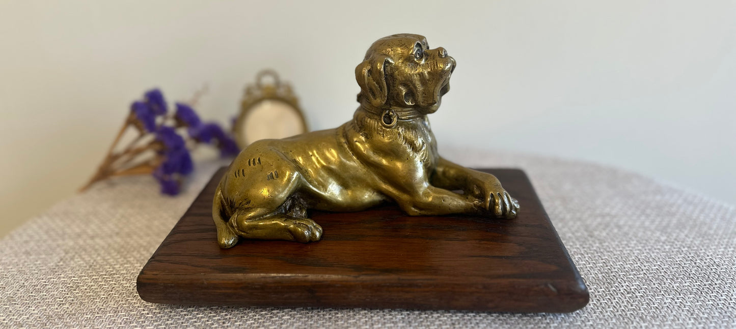 Bronze Dog Statue