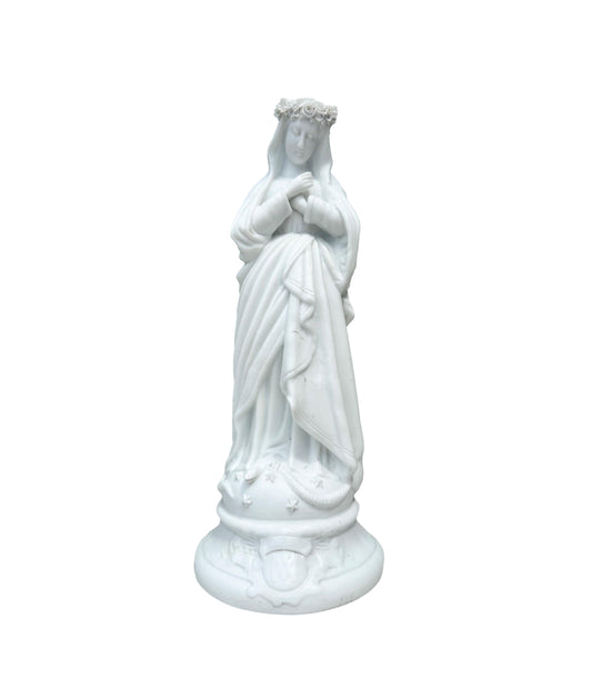 Bisque Porcelain Mary Statue