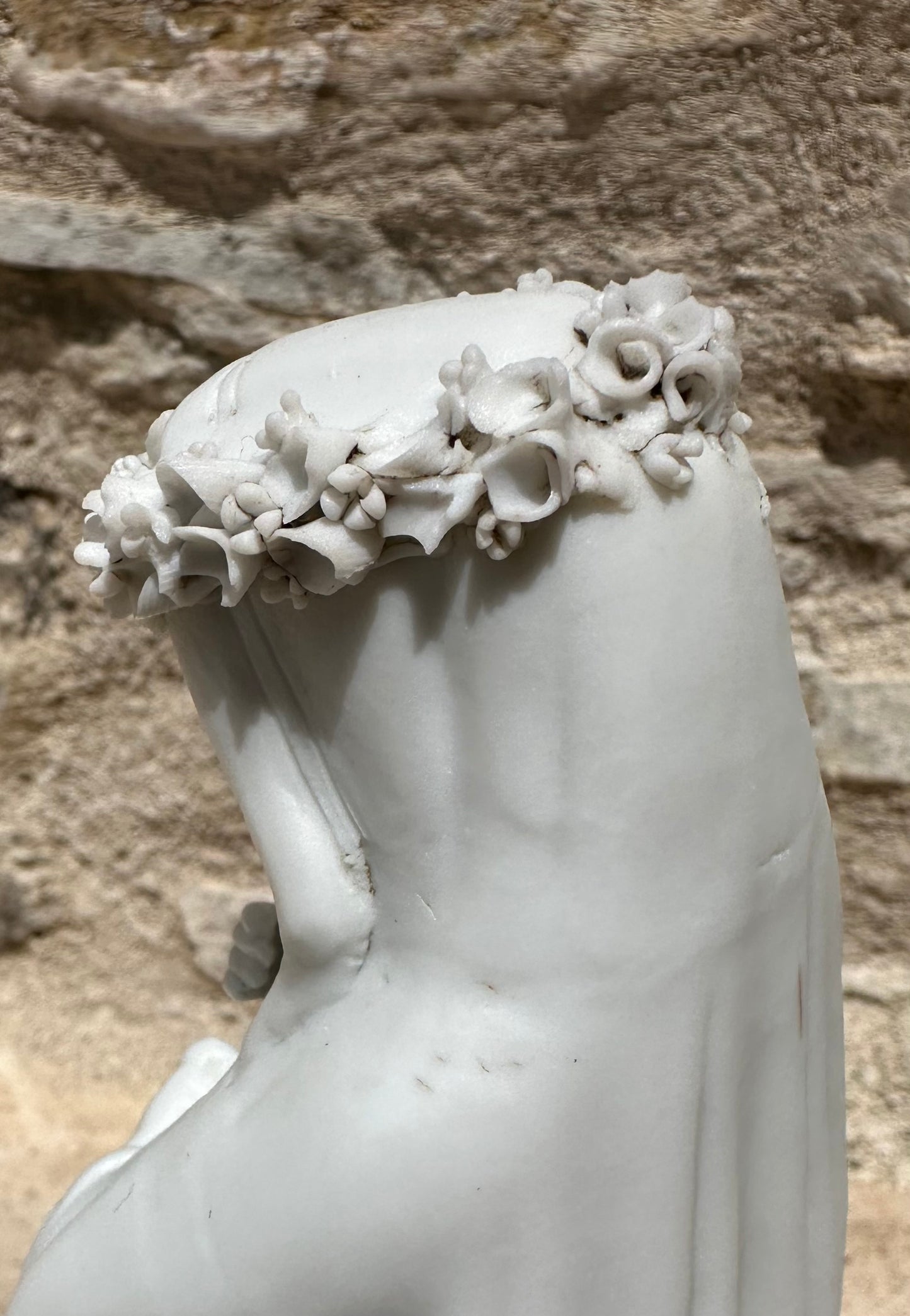 Bisque Porcelain Mary Statue