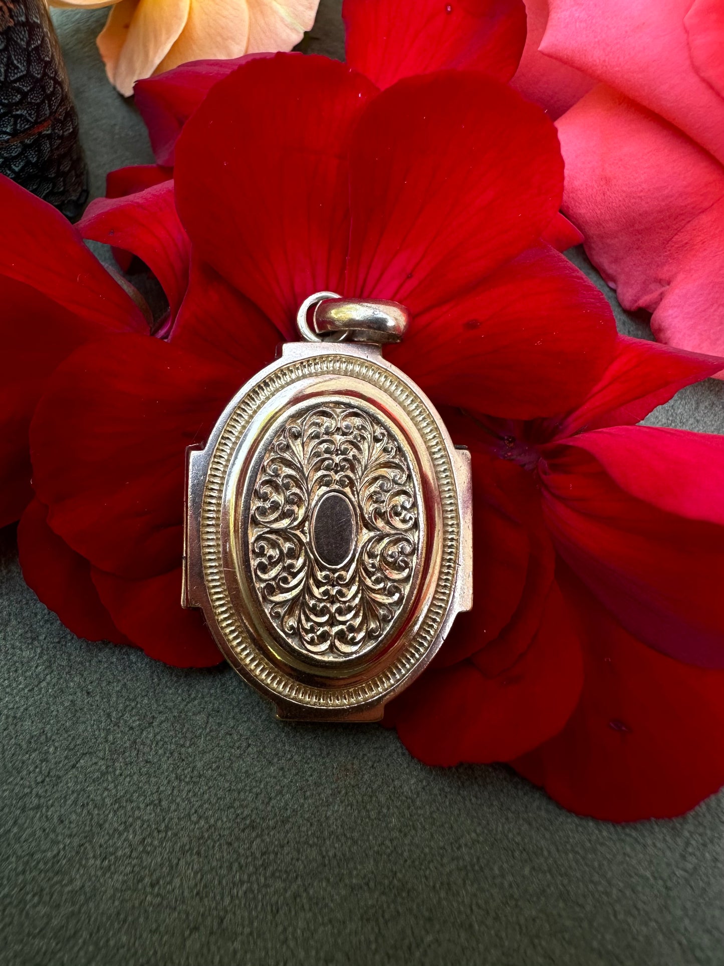 Gold-Plated Necklace Locket