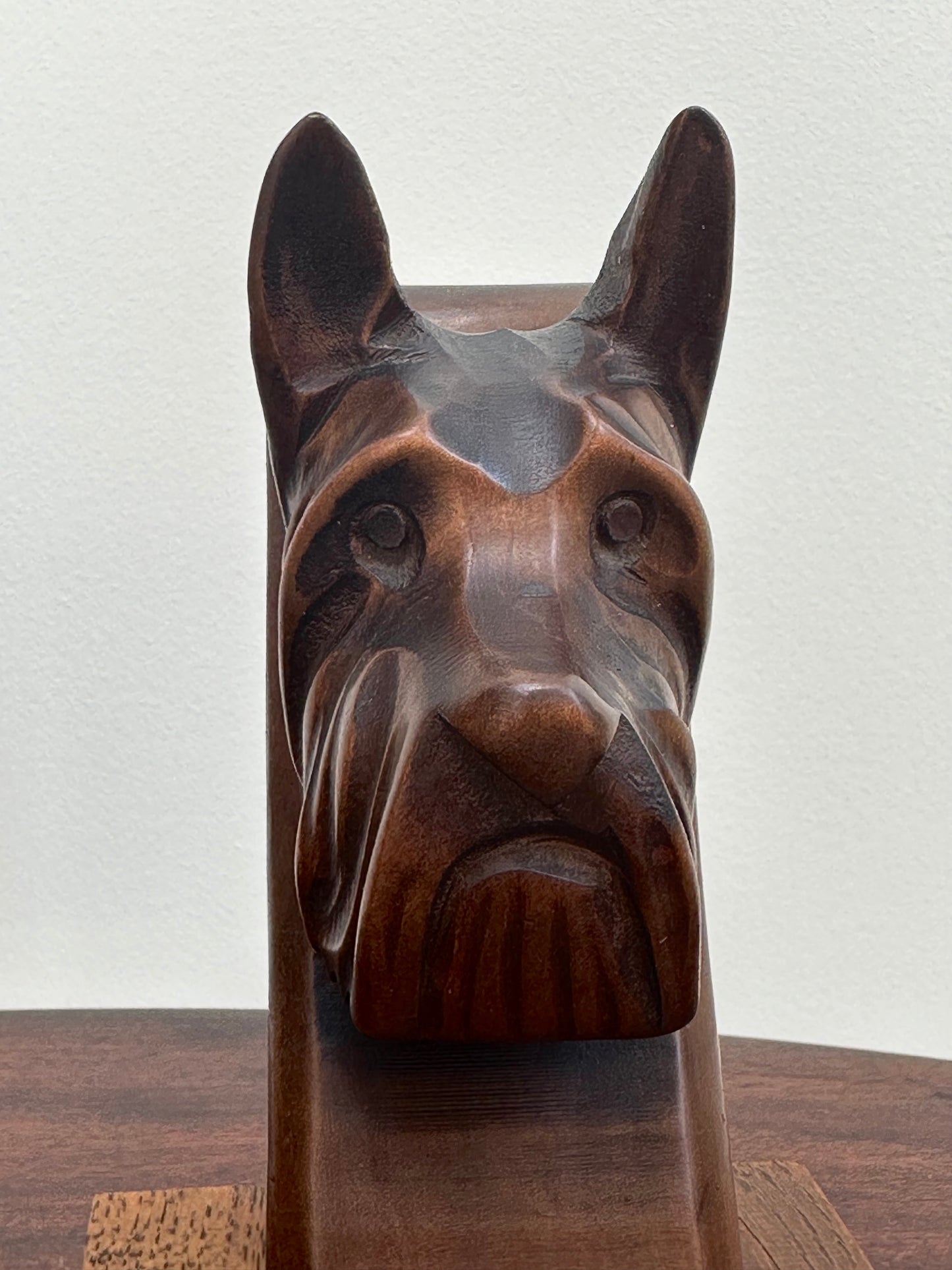 Art Deco Scottish Terrier Wooden Bookends