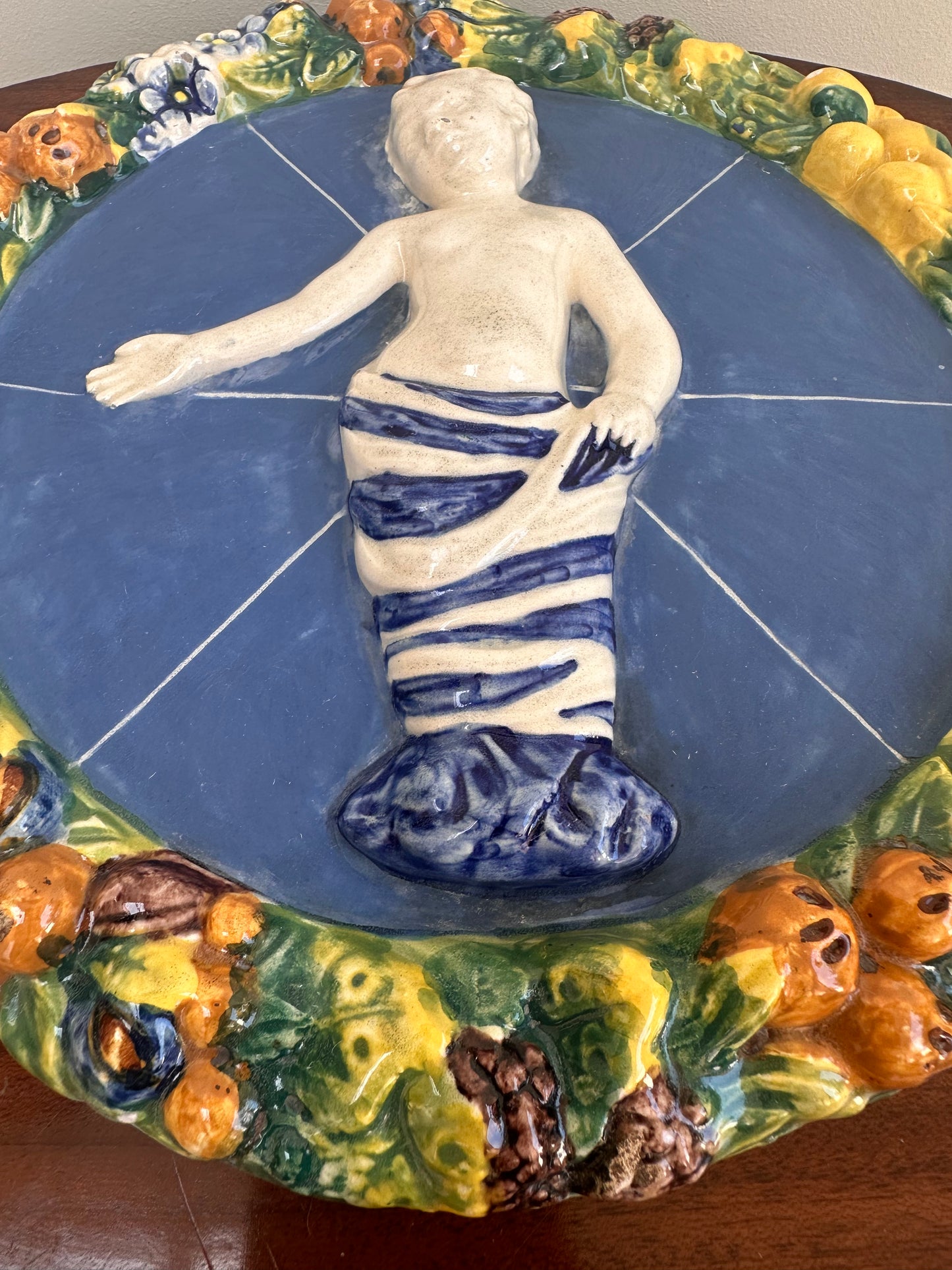 Plaque en majolique Luca Della Robbia