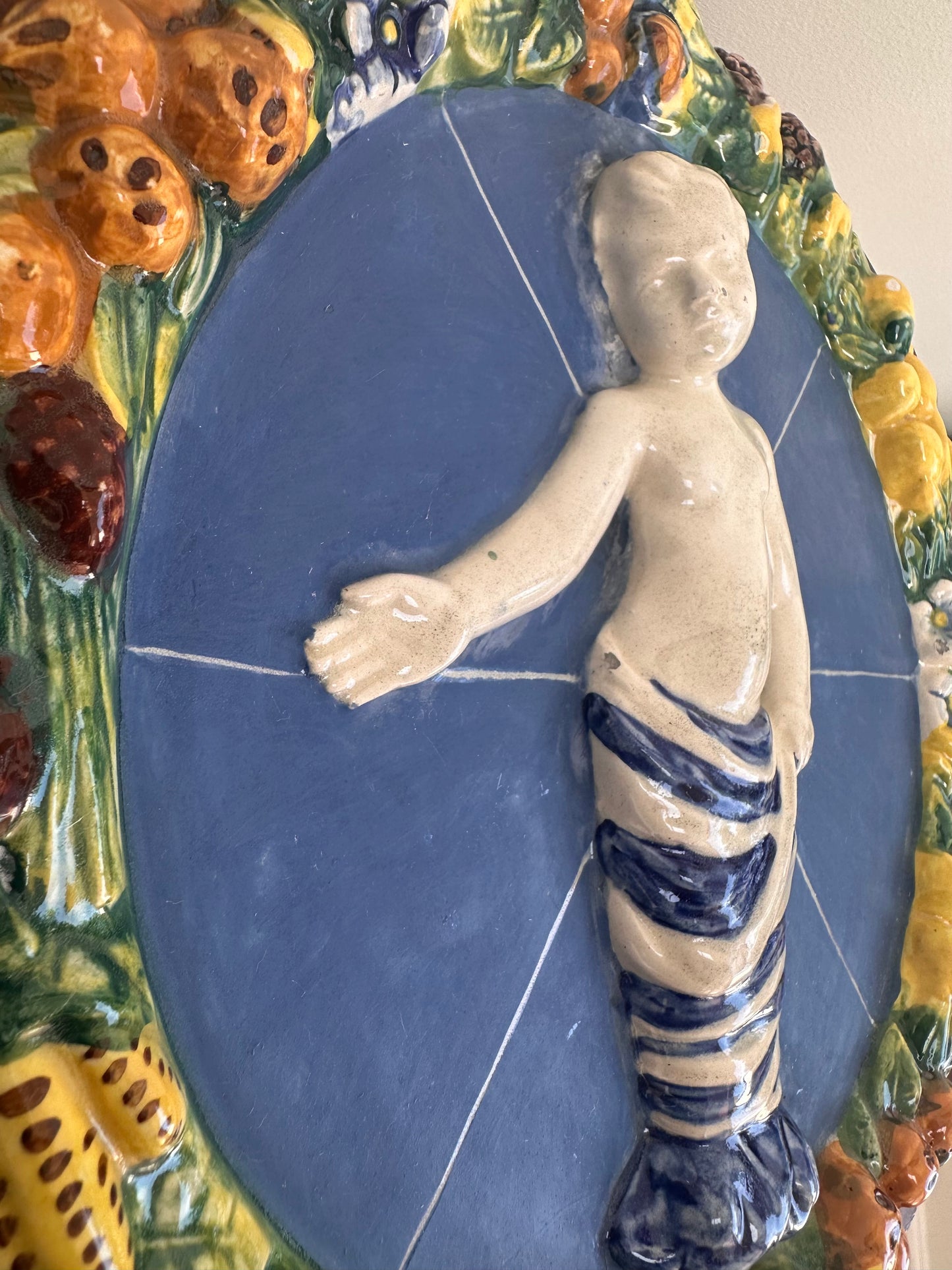Plaque en majolique Luca Della Robbia