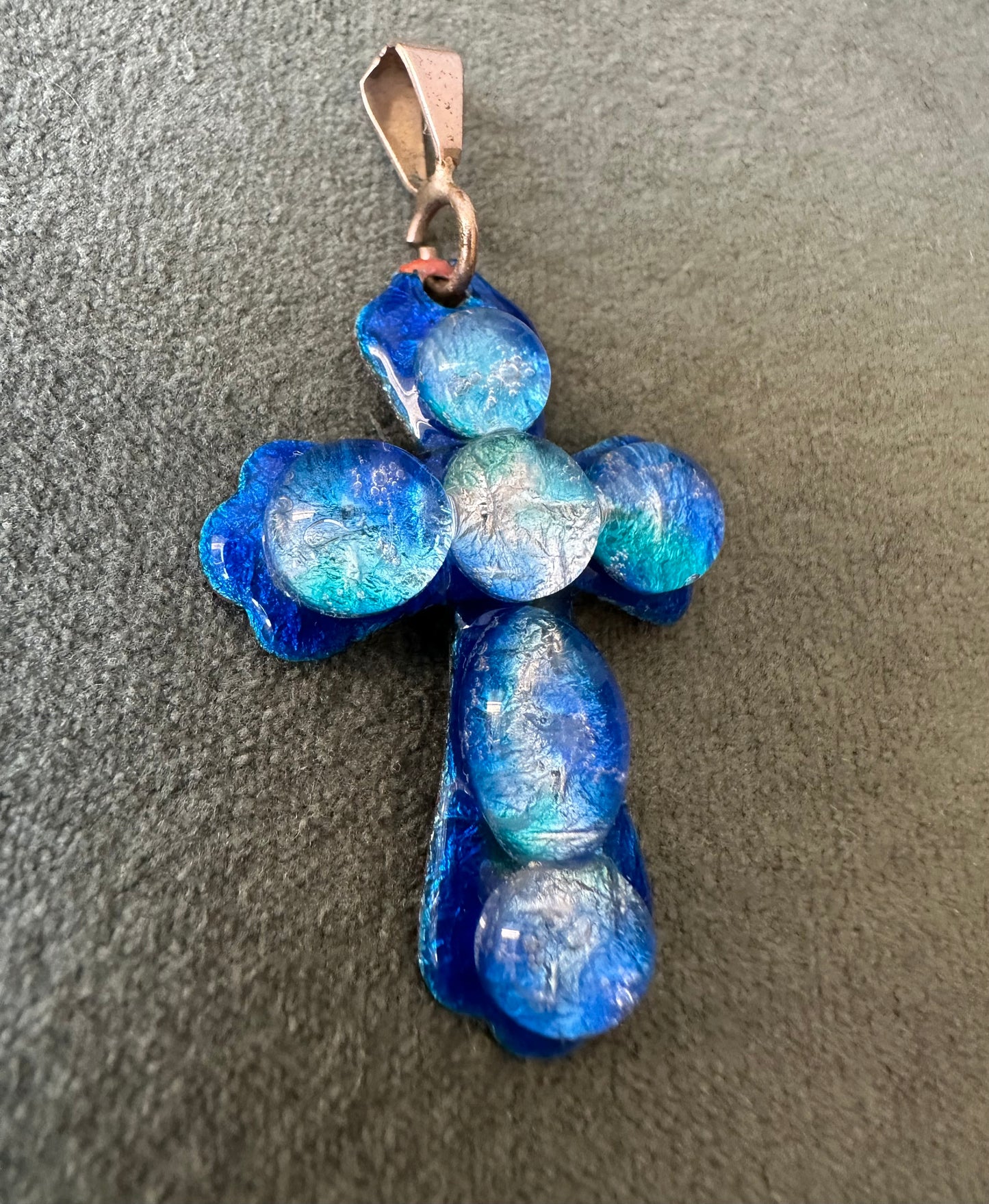 Limoges Enameled Cross by Betourne