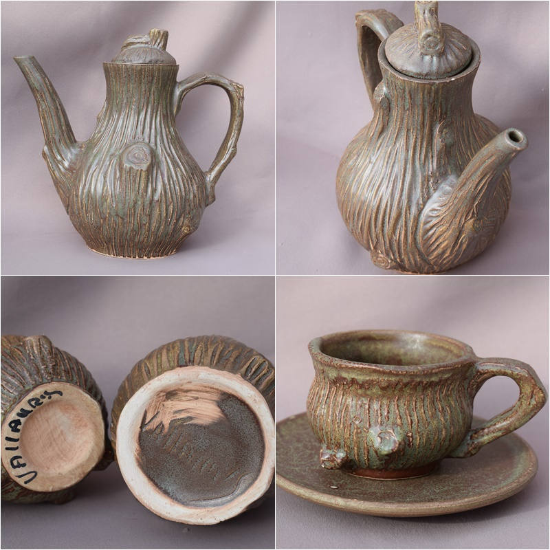 Mid Century Coffee Set by Vallauris