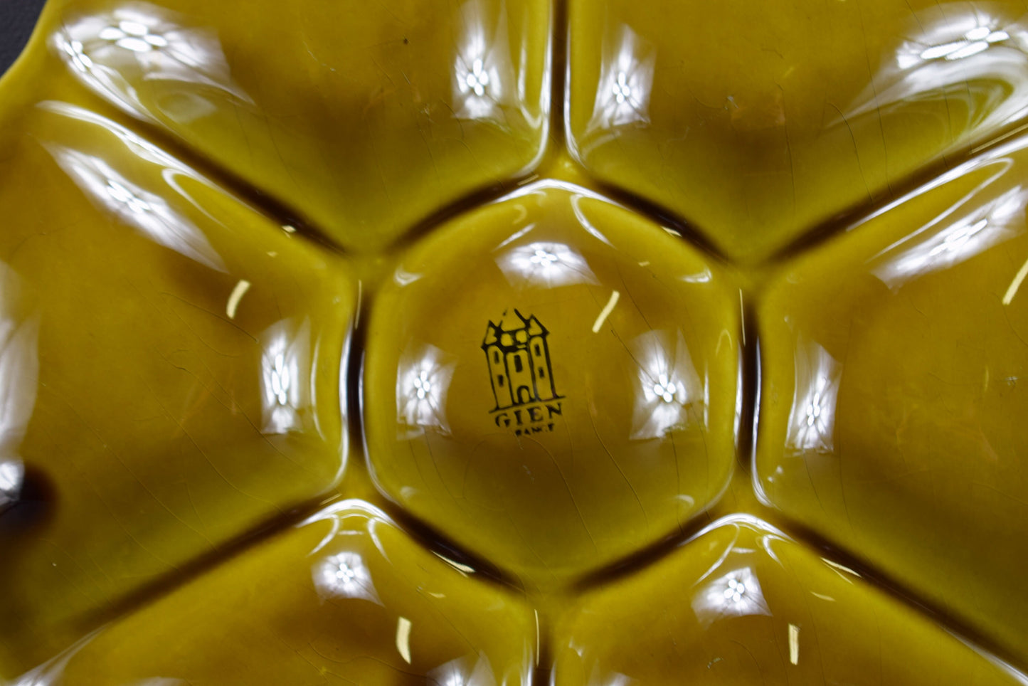 Green Gien Oyster Plate