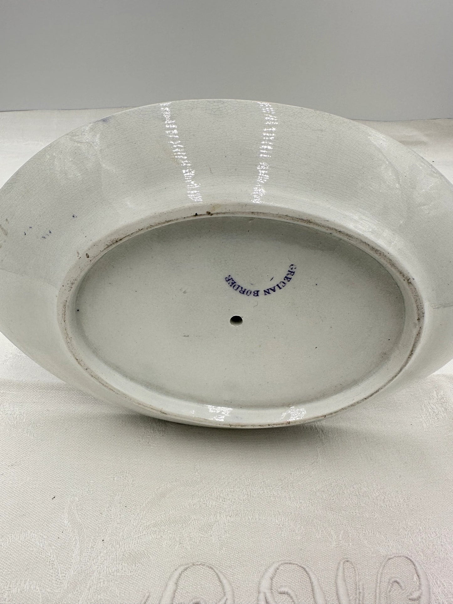 English Grecian Border Gravy Boat