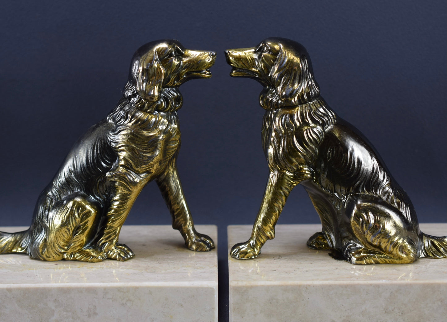 Art Deco Dog Bookends