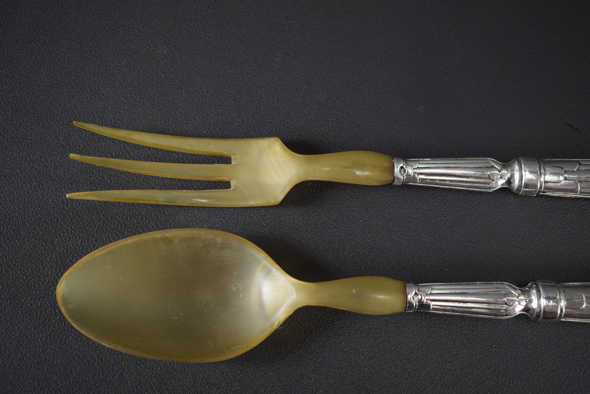 Box of 4 solid silver Art Deco Cutlery Sets