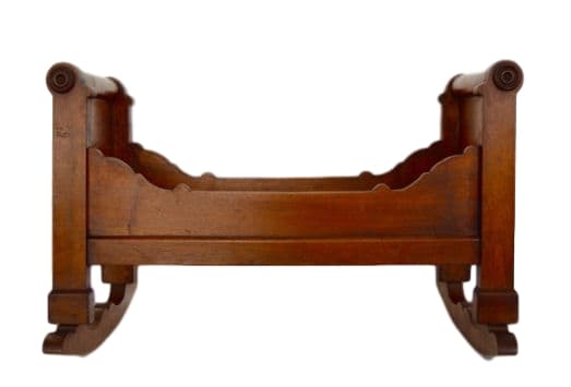 Baby Doll Rocking Bed - Charmantiques