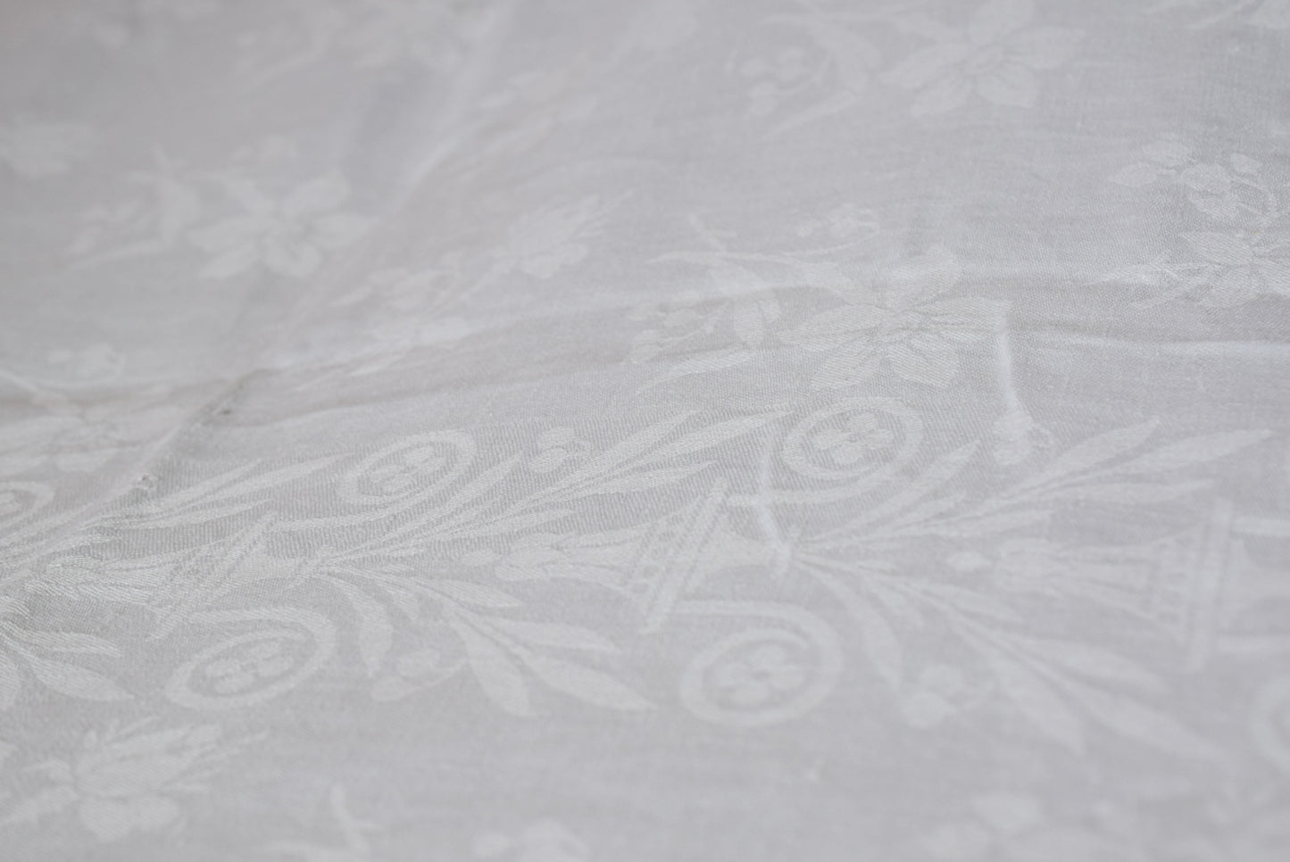Vintage White Tablecloth