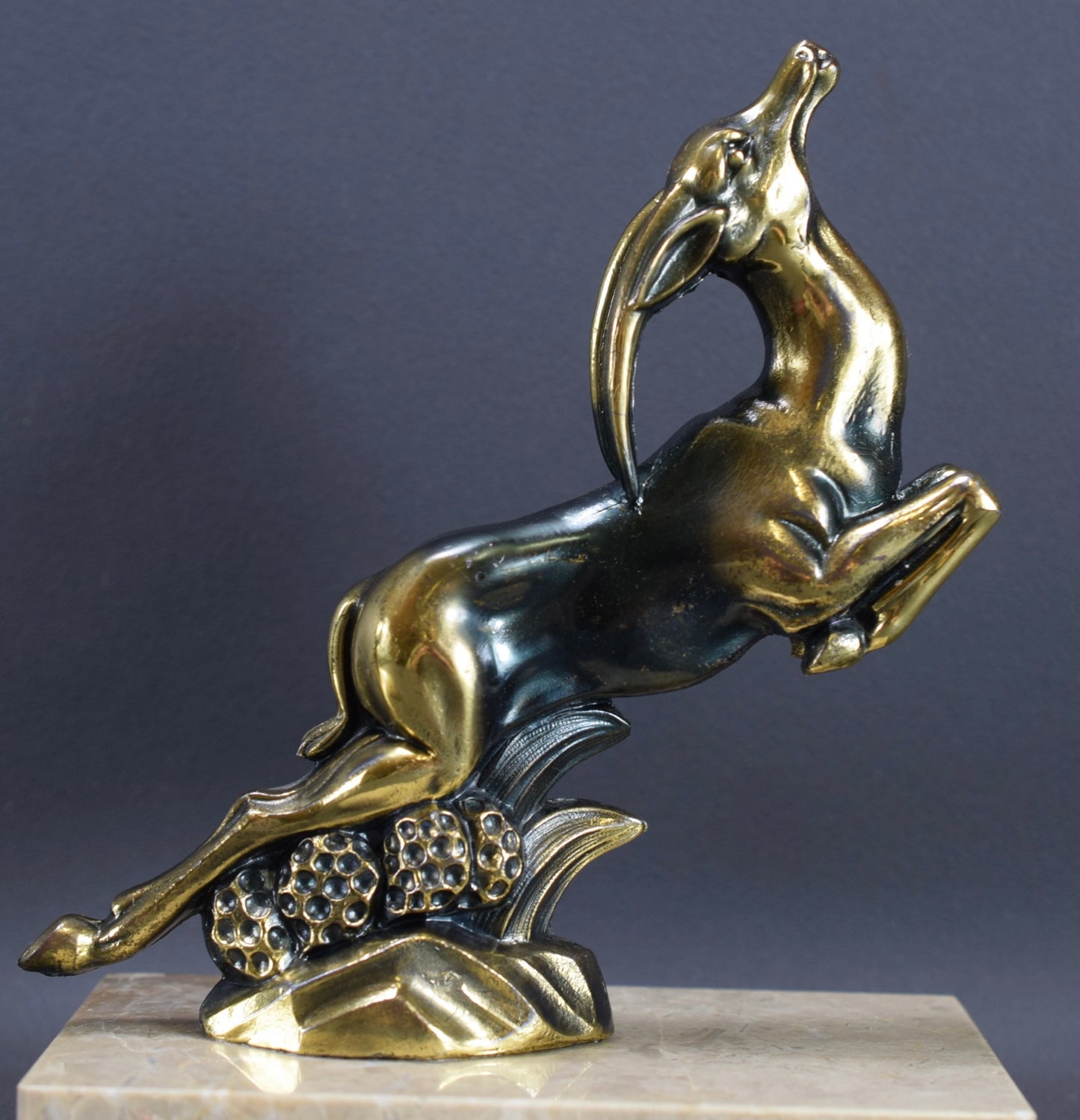 Art Deco Antelope Bookends