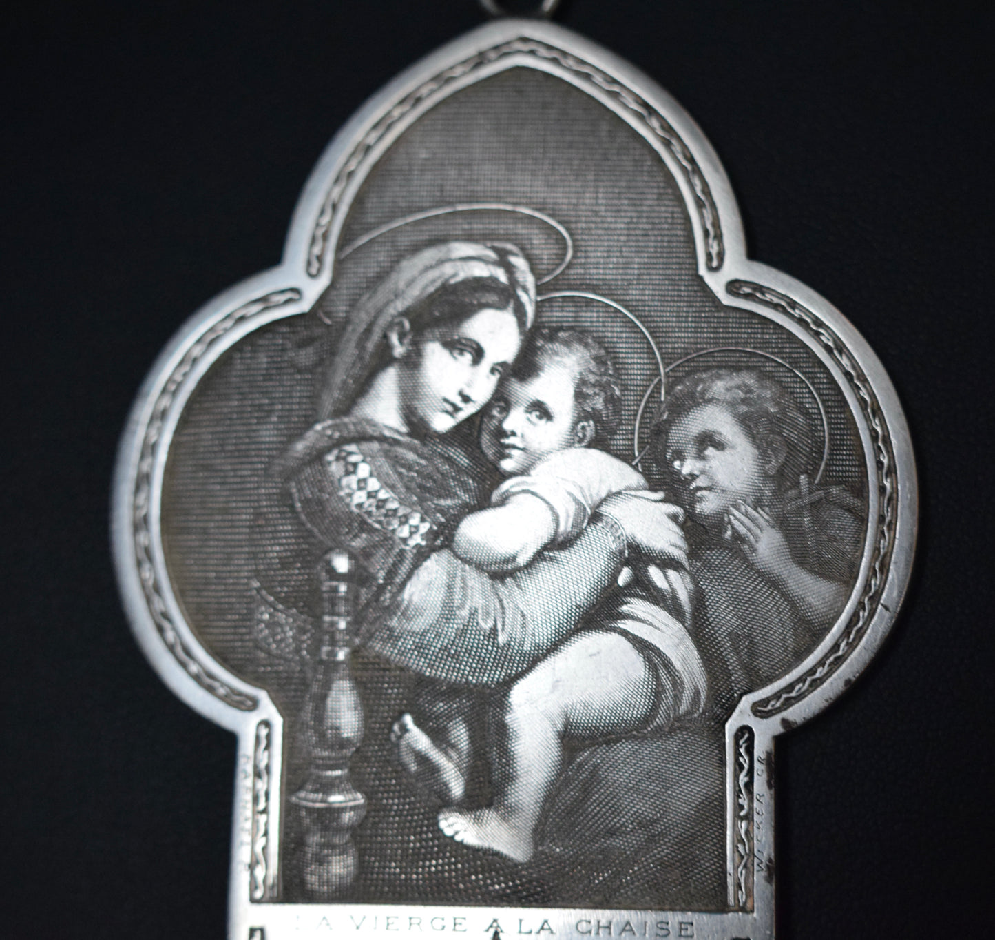 Engraved Medallion After Raphael Wicker