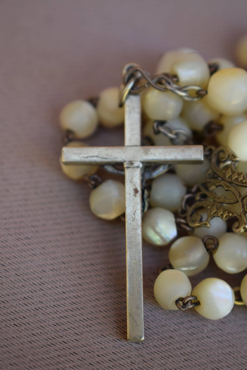 Vintage MOP Rosary