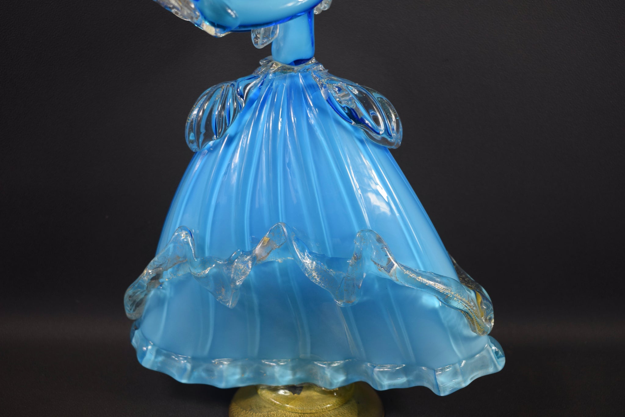Large Figurine Murano Glass Opaline