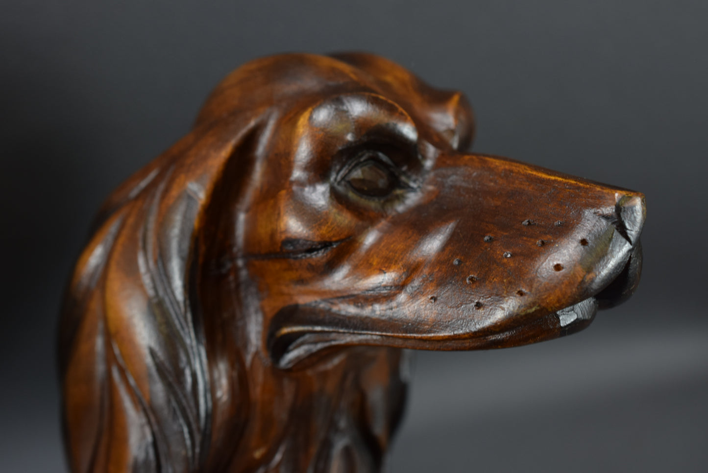 Wood Dog Bookends