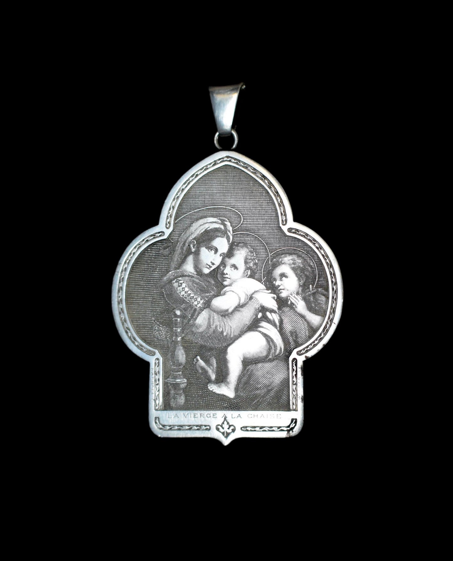 Engraved Medallion After Raphael Wicker