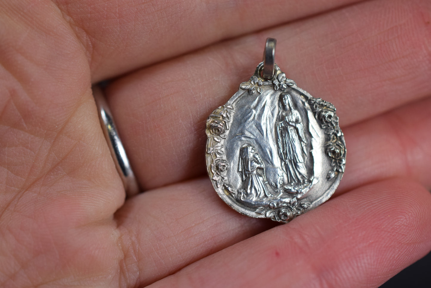 Médaille d'argent et d'or de Lourdes