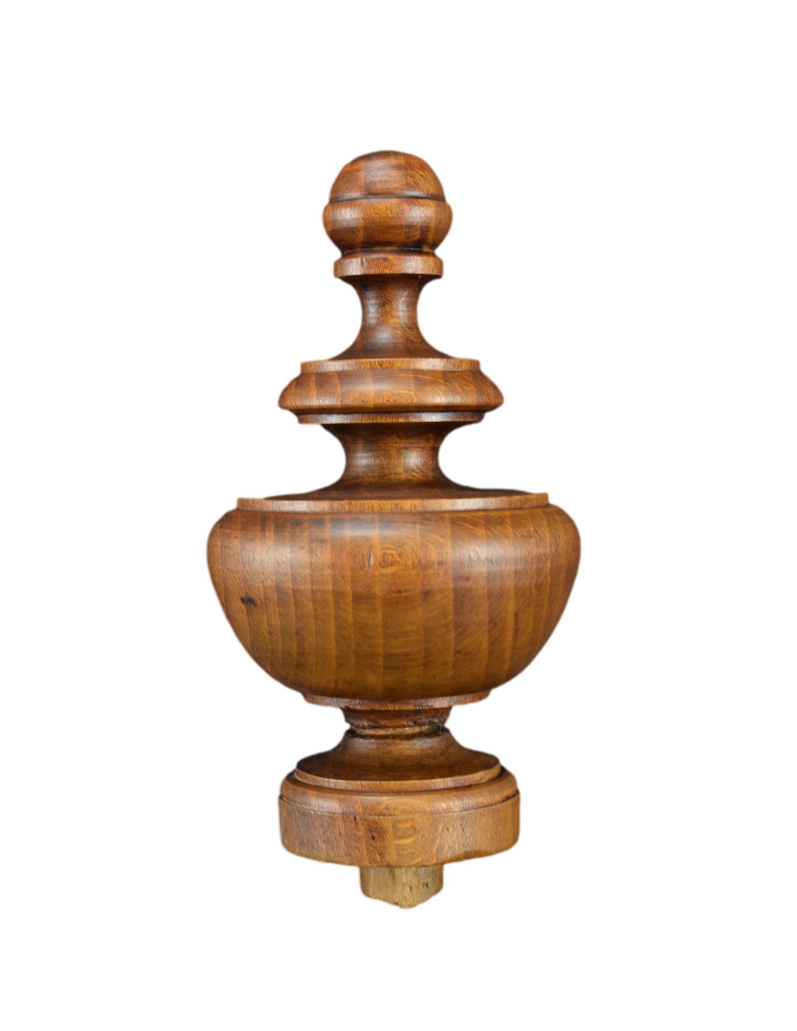 7 5/8" Wood Staircase Newel Post Cap Finial Architectural