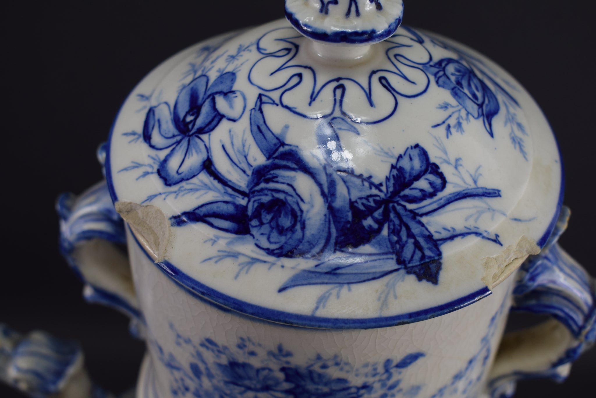 Earthenware coffee pot 19th
