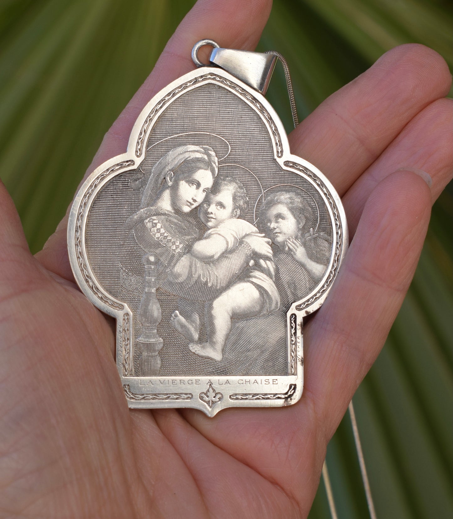 Engraved Medallion After Raphael Wicker