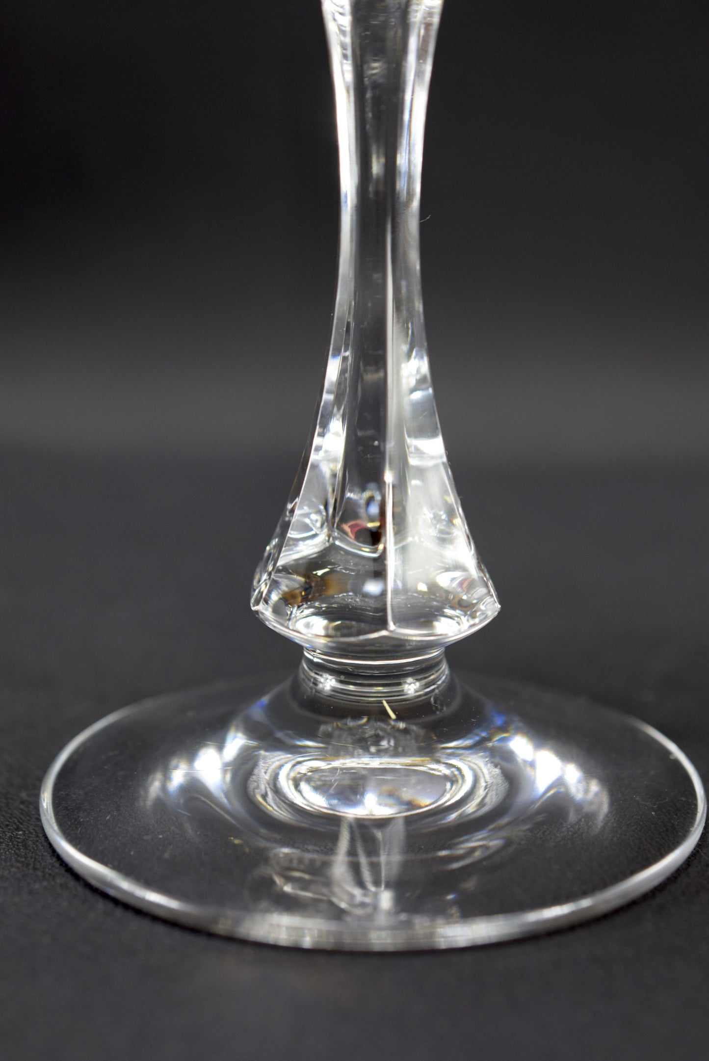 Verres à vin en cristal de Baccarat