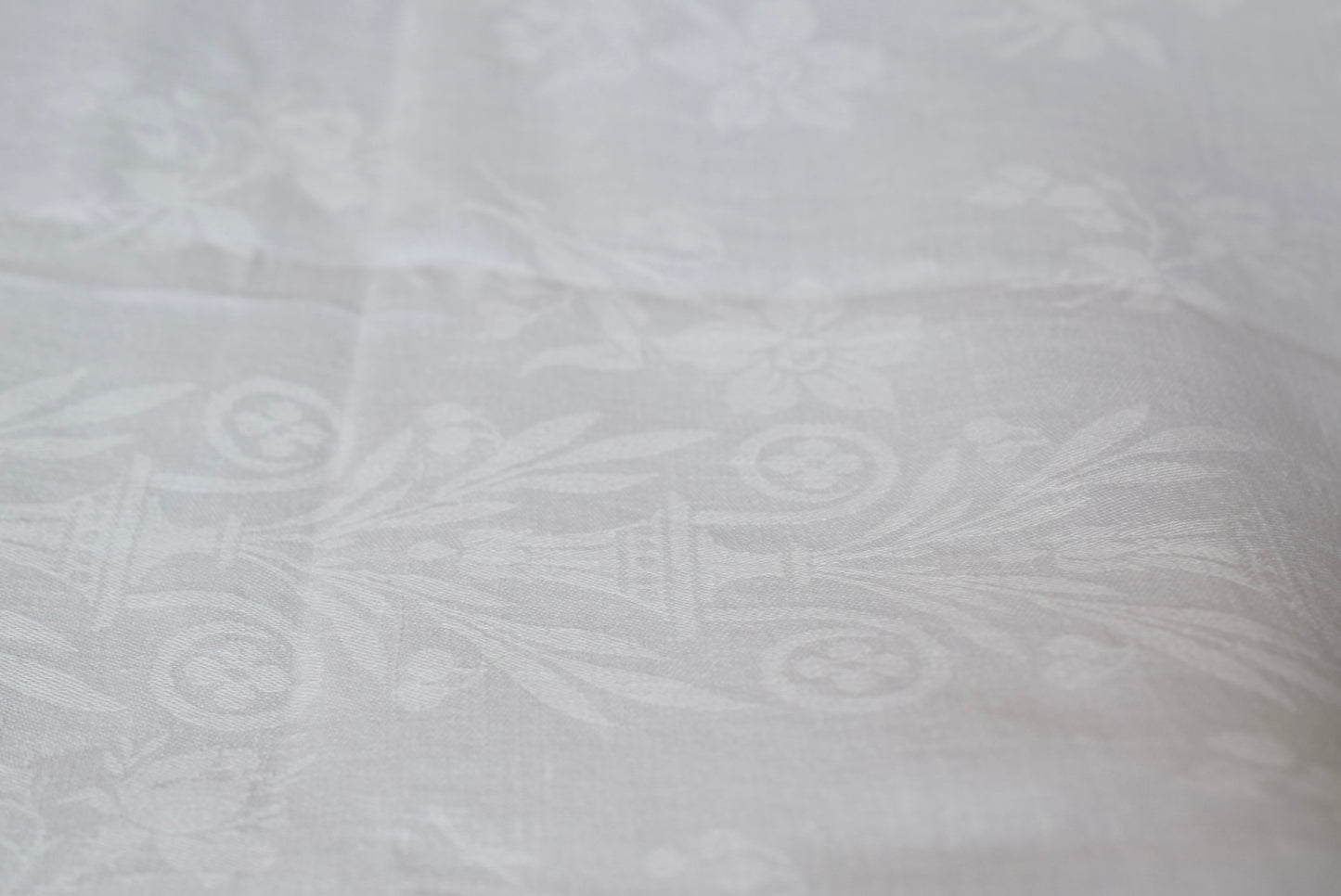 Vintage White Tablecloth