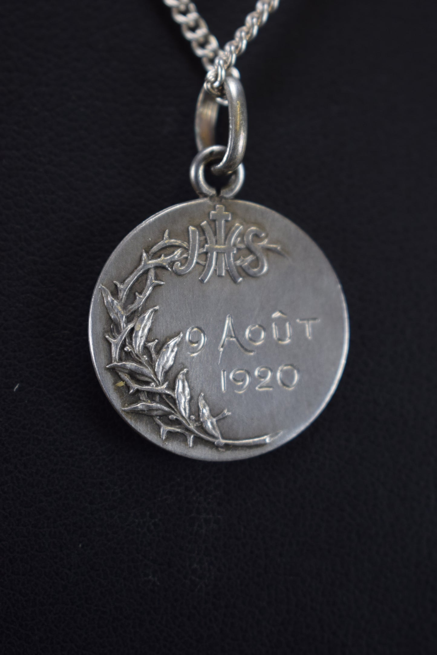 Médaille du Christ en argent sterling