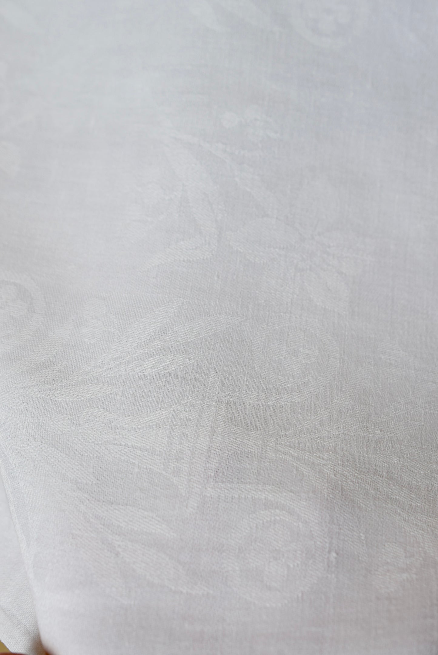Vintage White Tablecloth