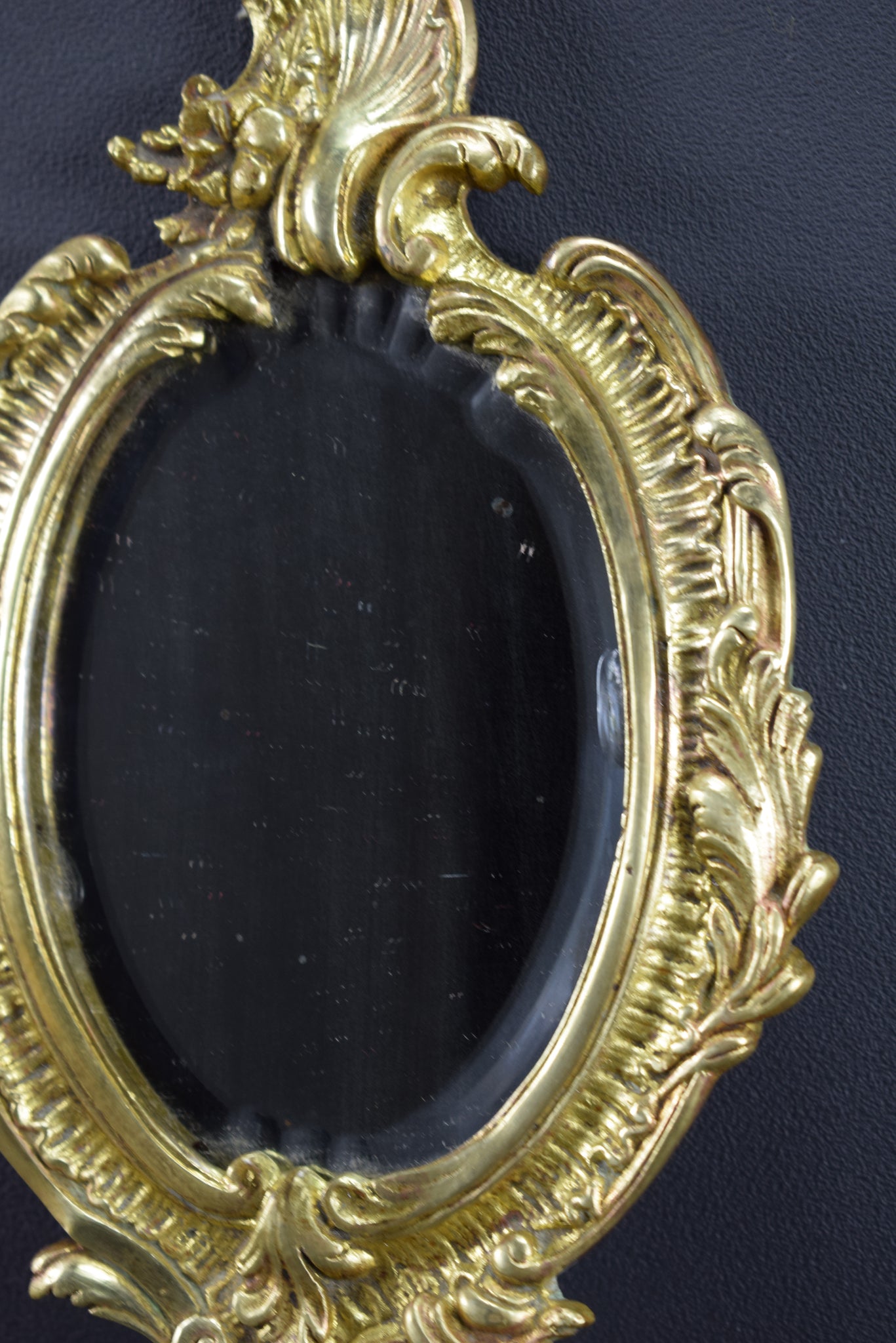 Bronze hand mirror 19th