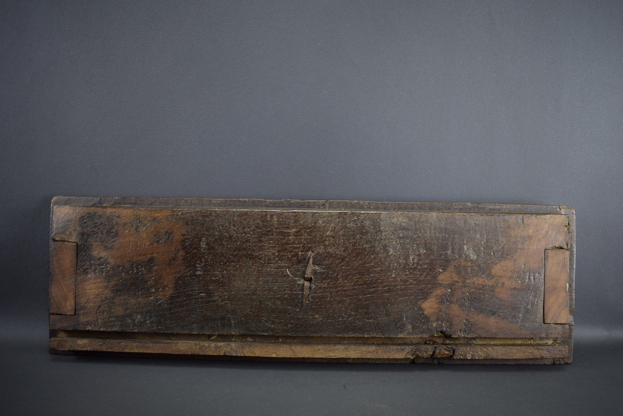 Carved Wood Pediment Drawer Pull Front