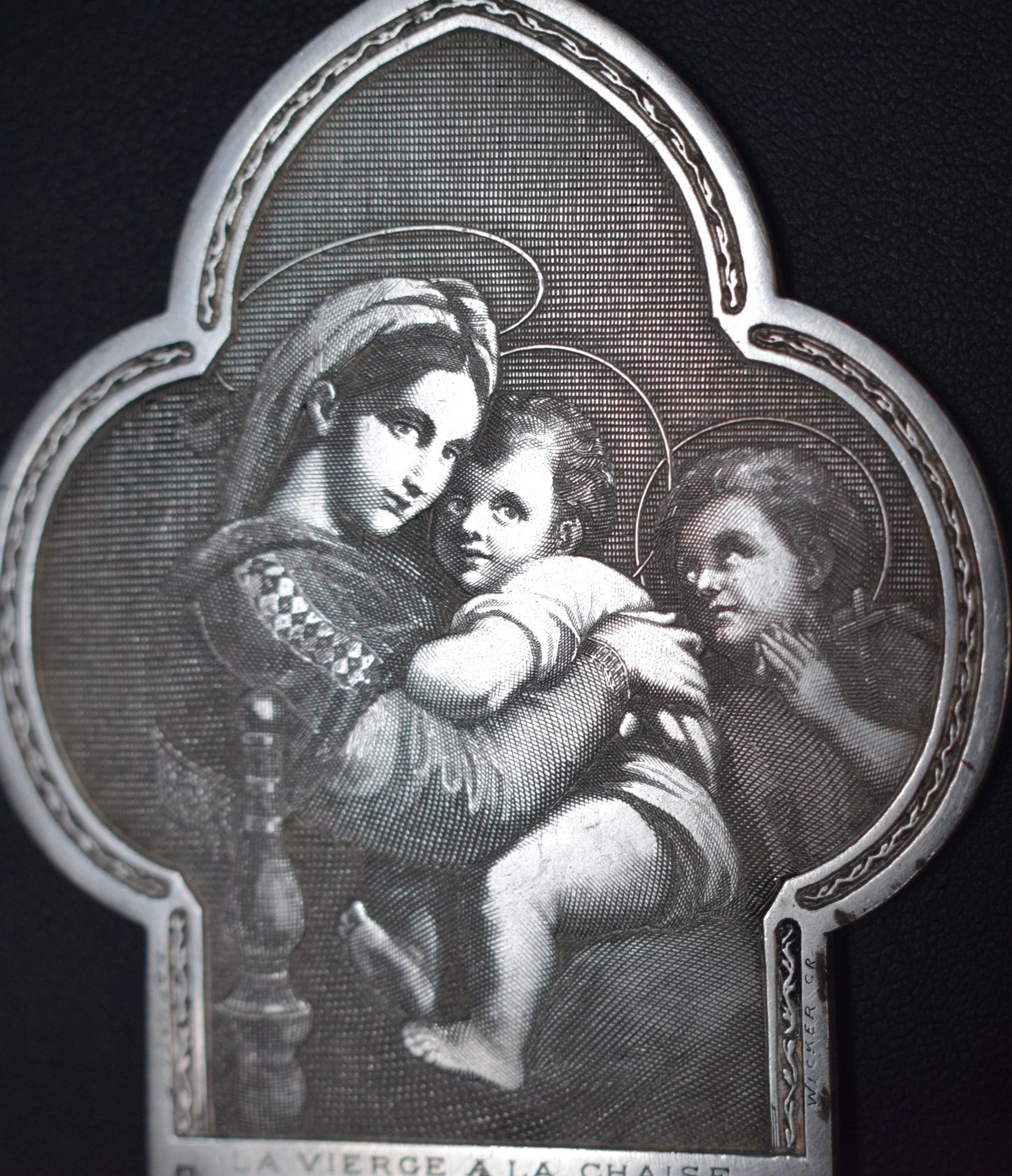 Engraved Medallion After Raphael Wicker