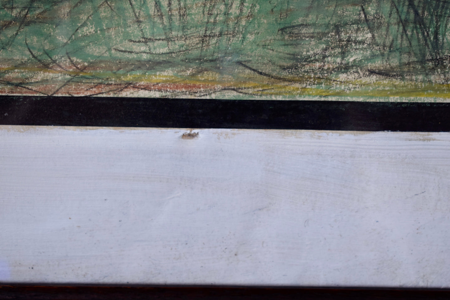 Portrait de chien de chasse pastel