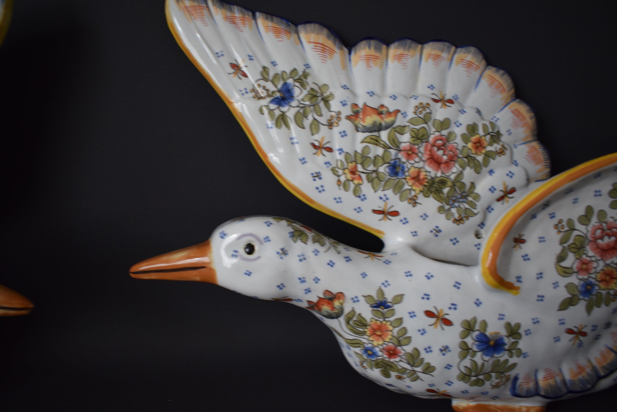 Pair of Wall Pocket Desvres